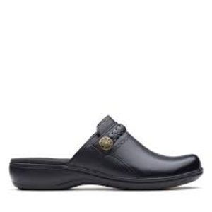 Clarks Collection Leather Mule Clog